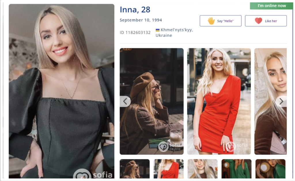 Inna from Ukraine