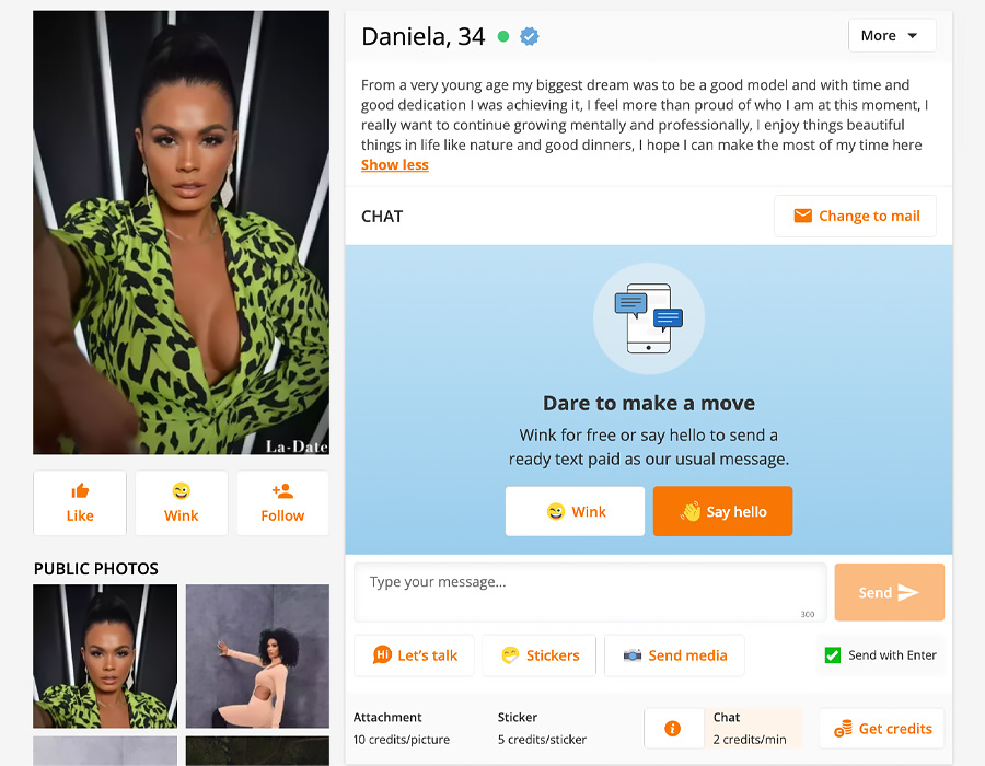 daniela's profile